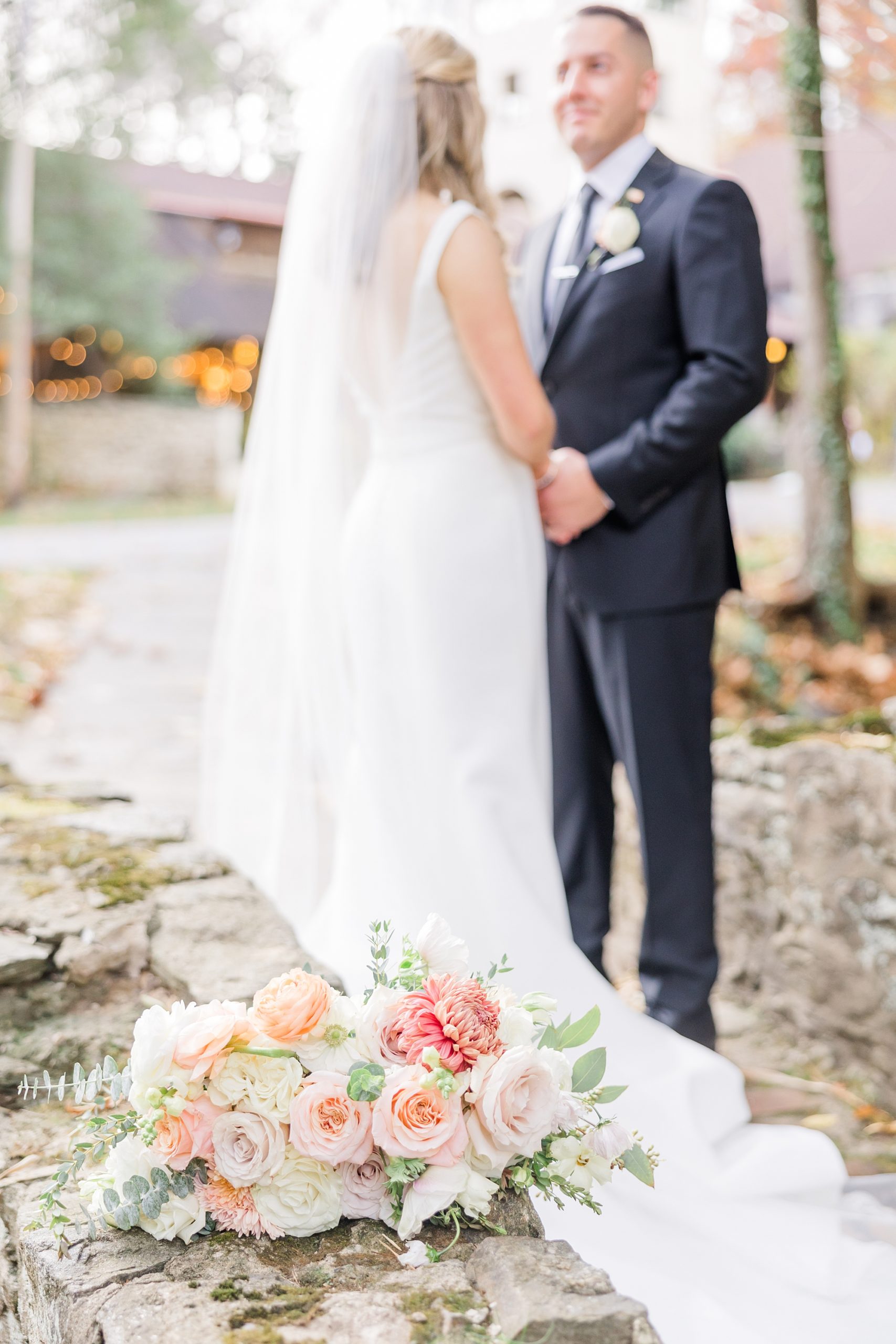 The Old Mill Fall Wedding portraits