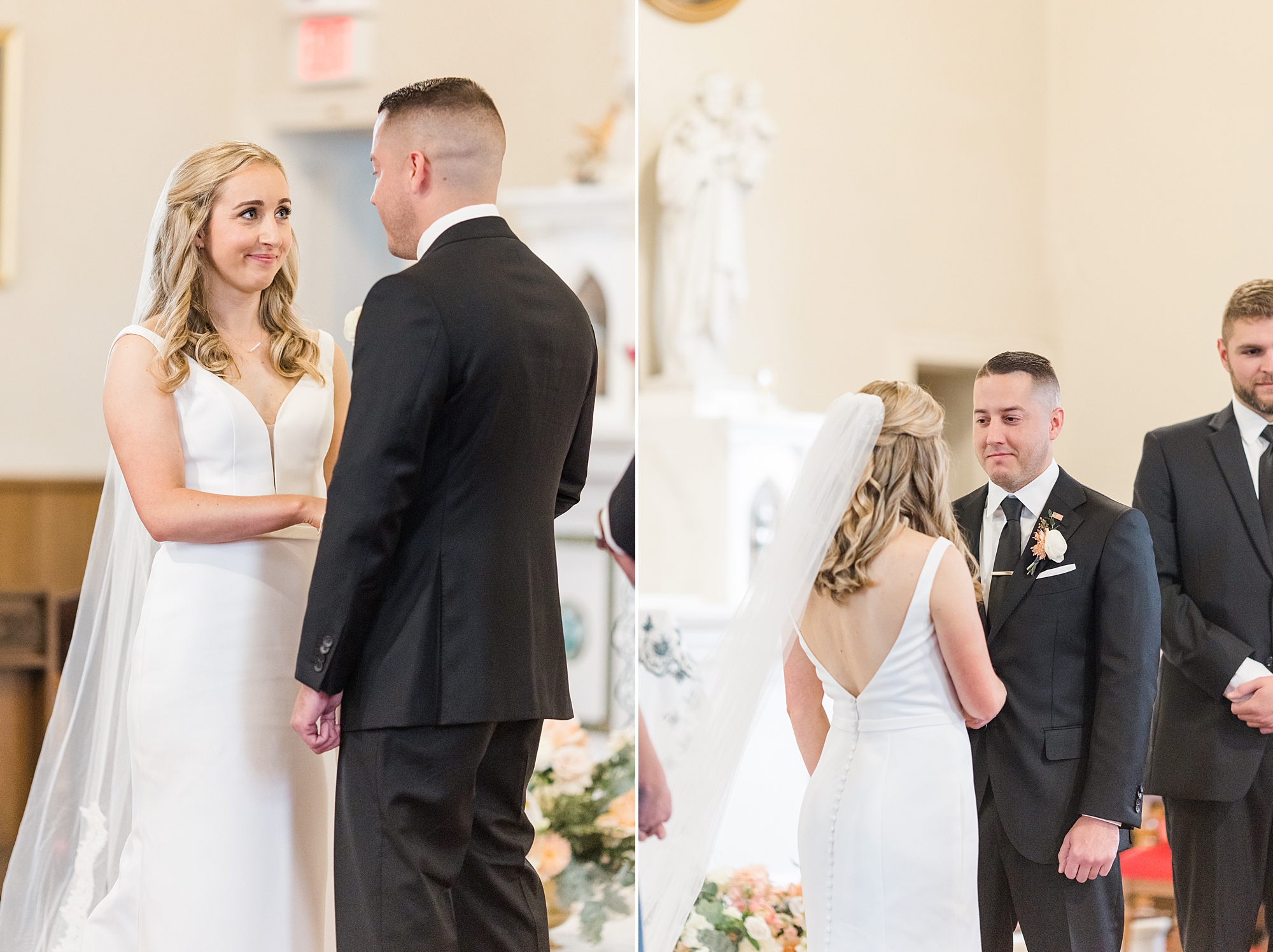 couple exchange vows during PA wedding ceremony 