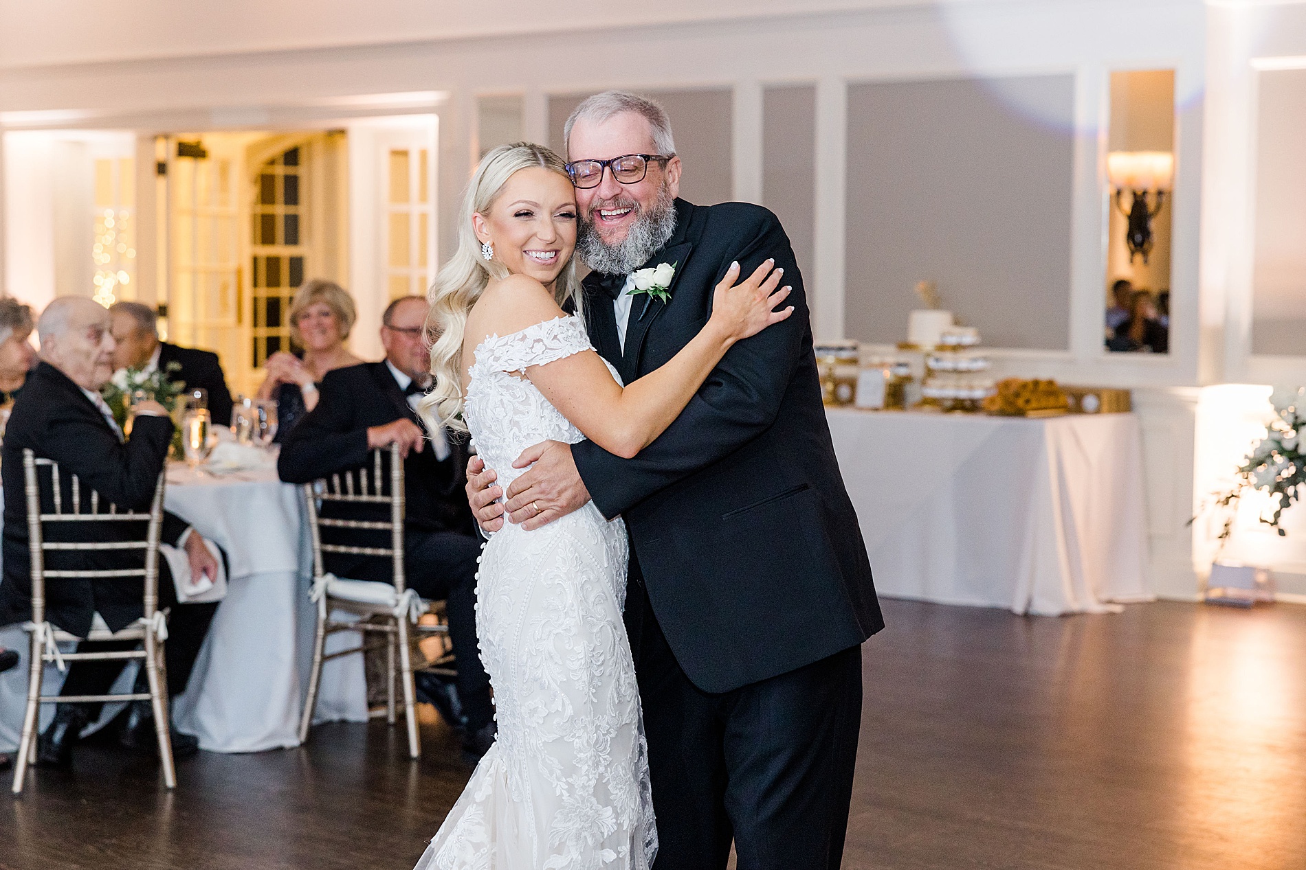 father-daughter dance at French Creek reception