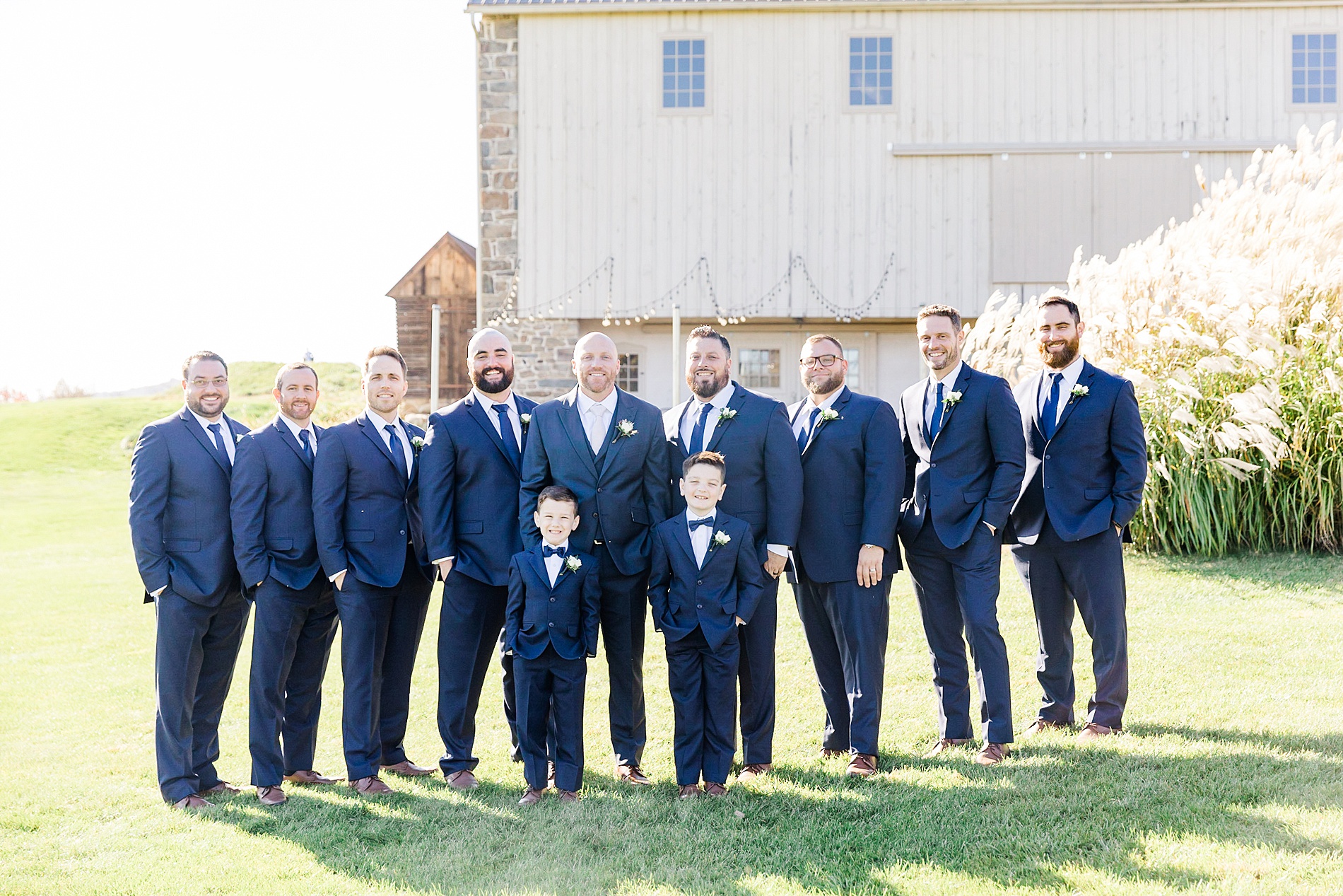 groomsmen from French Creek Wedding