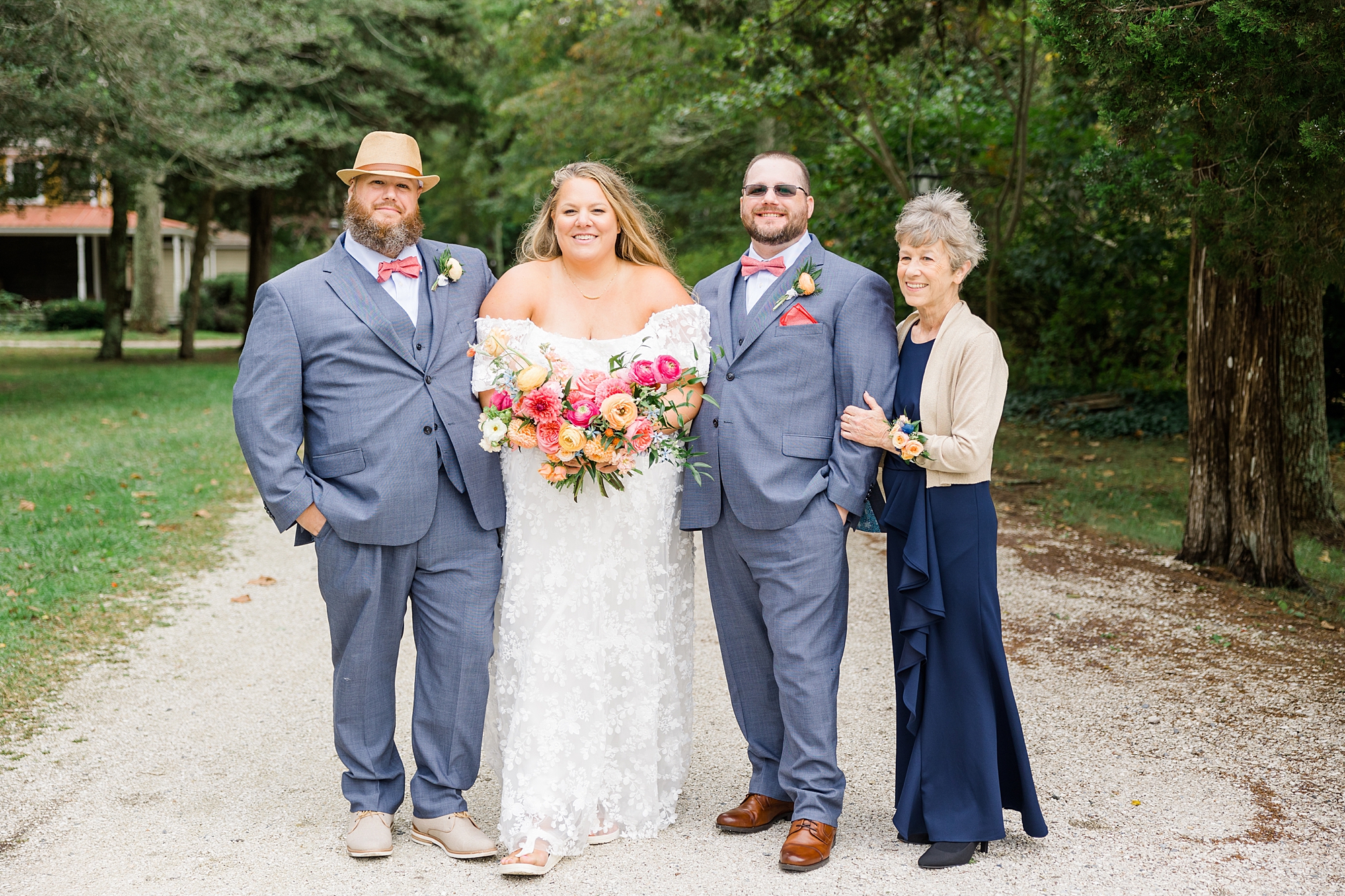 family portraits from Intimate Cape May Wedding 