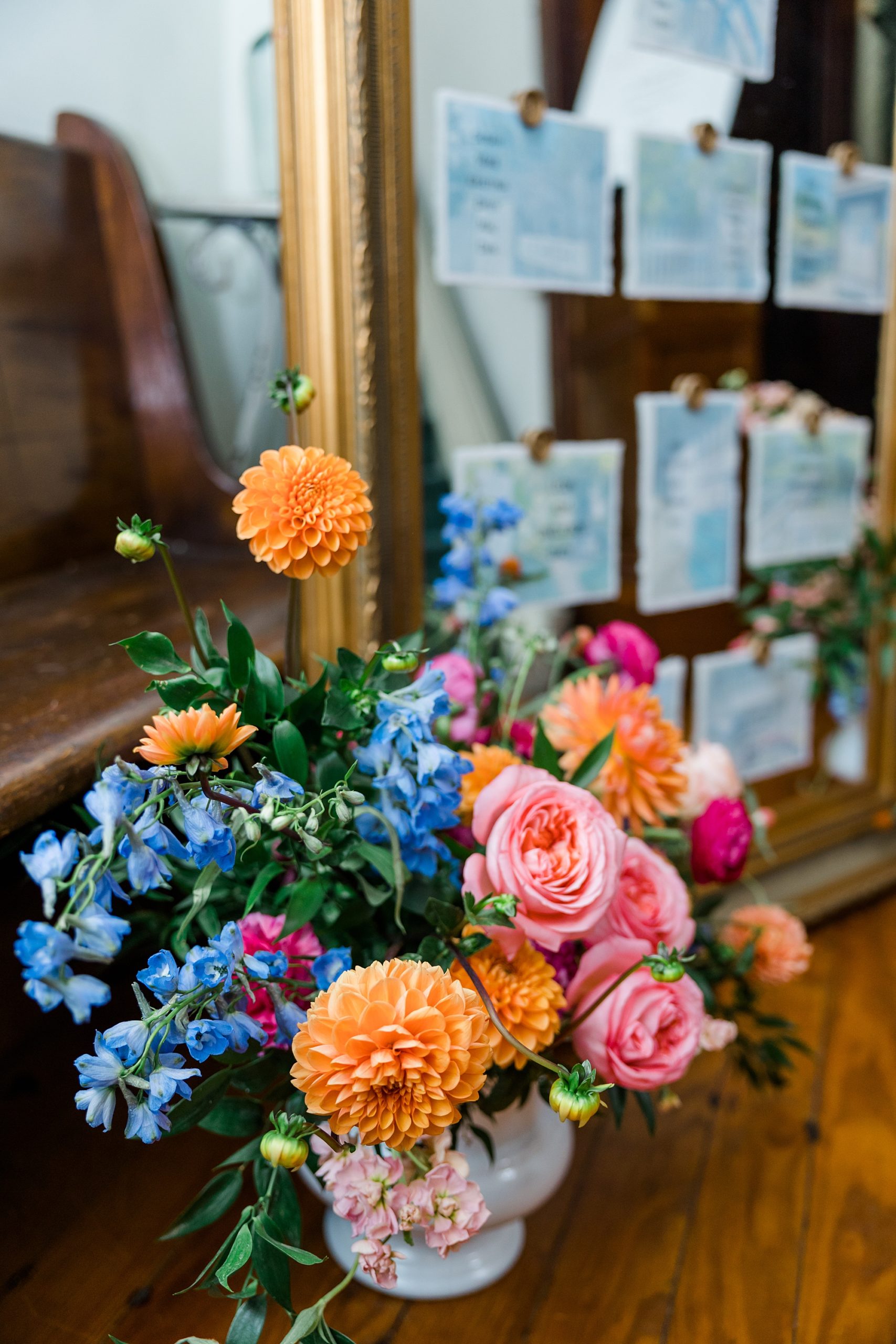 vibrant wedding flowers 