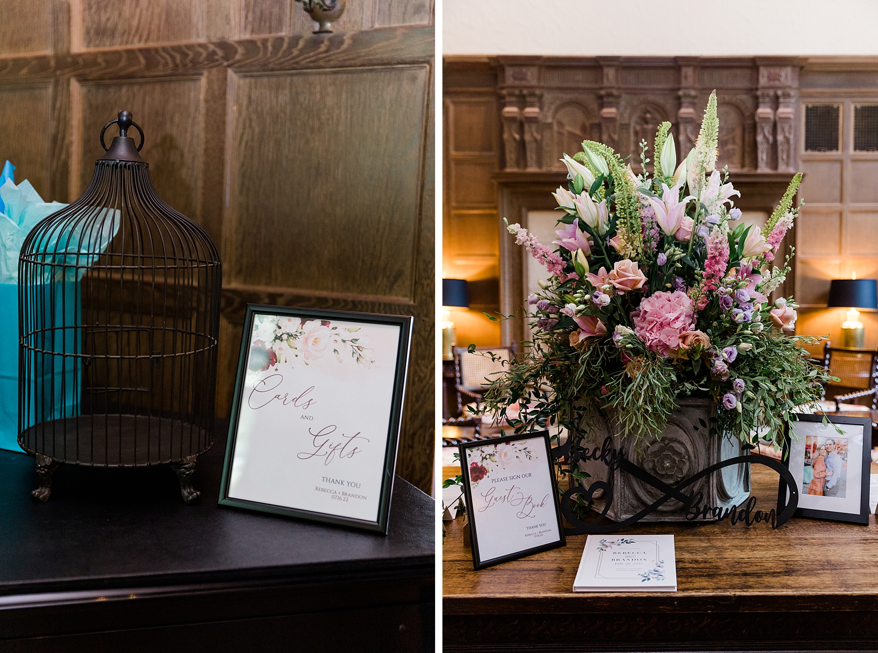 details from wedding at Greenville Country Club