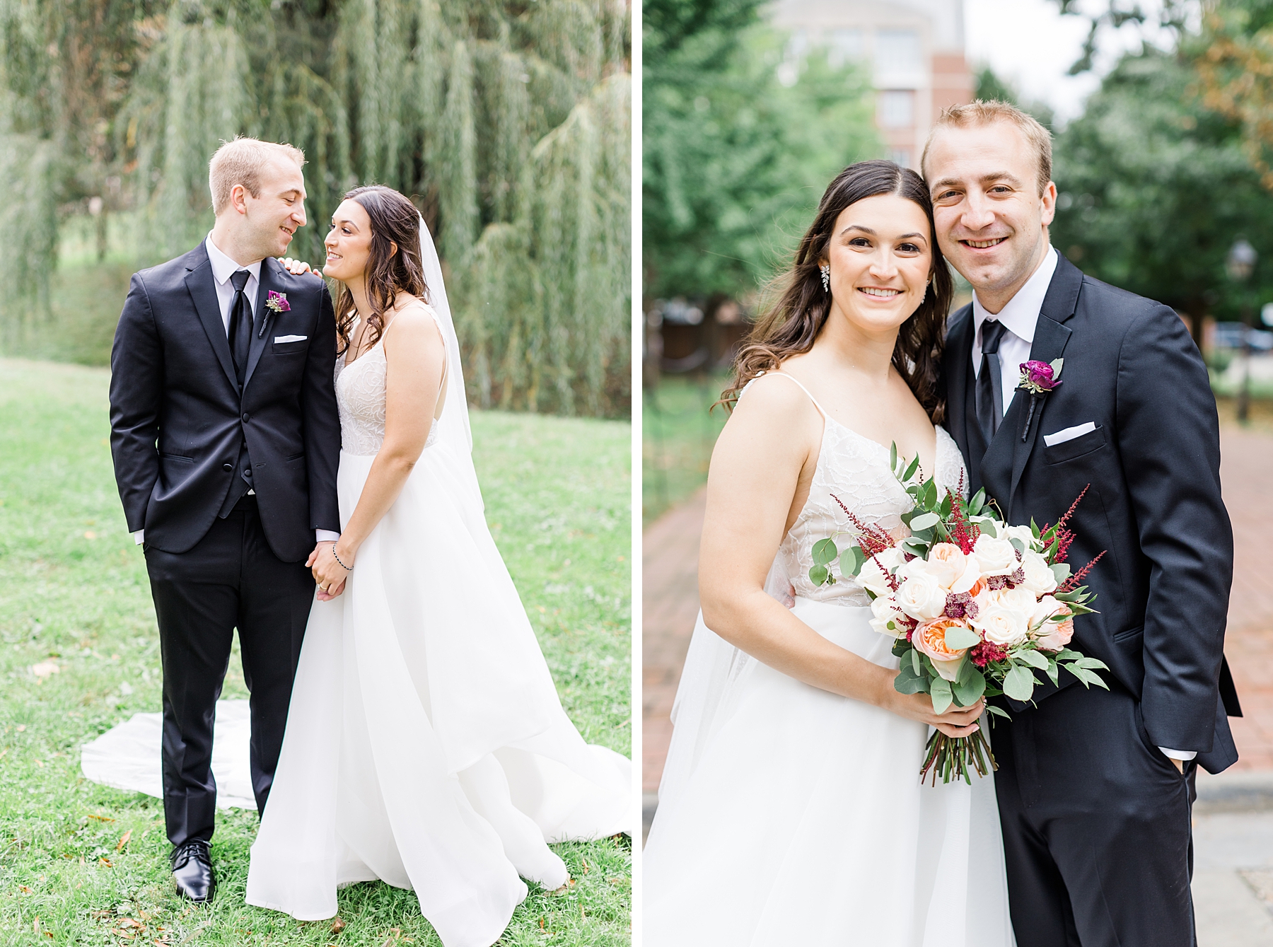 timeless bride and groom portraits 